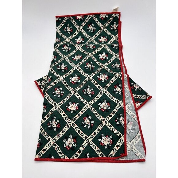 Vintage Jonelle Floral Cotton Napkins Handkerchief 100% Cotton Great Britain - Picture 7 of 9